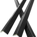 3 PCS 45" Wall Corner Protector Trim Borders for Wall Black Wood Grain Wall Edge Strip Crown Molding Trim Door and Window Frames Mirror Trim Backsplash Tile Edge