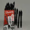 Sharpie S-Gel Gel Pens, Black Barrel, Medium Point (0.7mm), Black Gel Ink Pens, 12 Count - Home, Office, School, Journaling, Writing, Note-Taking, Teacher Supplies