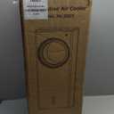 FLOWBREEZE Windowless Portable Air Conditioner, 26" Small Evaporative Air Cooler for Room No Window, 3-Speed Settings, 4 Modes, 7H Timer, Remote Control, 4 Ice Packs, Quiet AC Unit for Bedroom, White