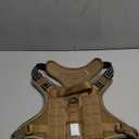 Rabbitgoo Dog Harness for Large Dogs No Pull, Tactical Service Pet Vest with Molle and Control Handle, Adjustable and Reflective Military Harness for Easy Walking and Training, Brown, L