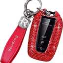 Rhinestone Key Fob Cover for Toyota Prius, Camry, Corolla, CHR, RAV4, Land Cruiser, Highlander, Avalon, GT86, 2017-2026, 2-5 Buttons Smart Keys