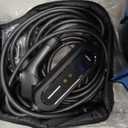 Level 2 & Level 1 Mobile Charging for Tesla-ETL Listed, Portable 16A 110/240V Electric Car Charger with NEMA 6-20P to 5-15P Adapter,25ft Extension Cords, NACS Connector for All Tesla Model Y/3/S/X