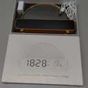 Sunrise Alarm Clock Wake Up Light with Sunrise Simulation White Noise Machine Touch Control Bedside Lamps Colors Atmosphere Lamp 30/60/90 Sleep Timer 13 Nature Sounds (Wood)