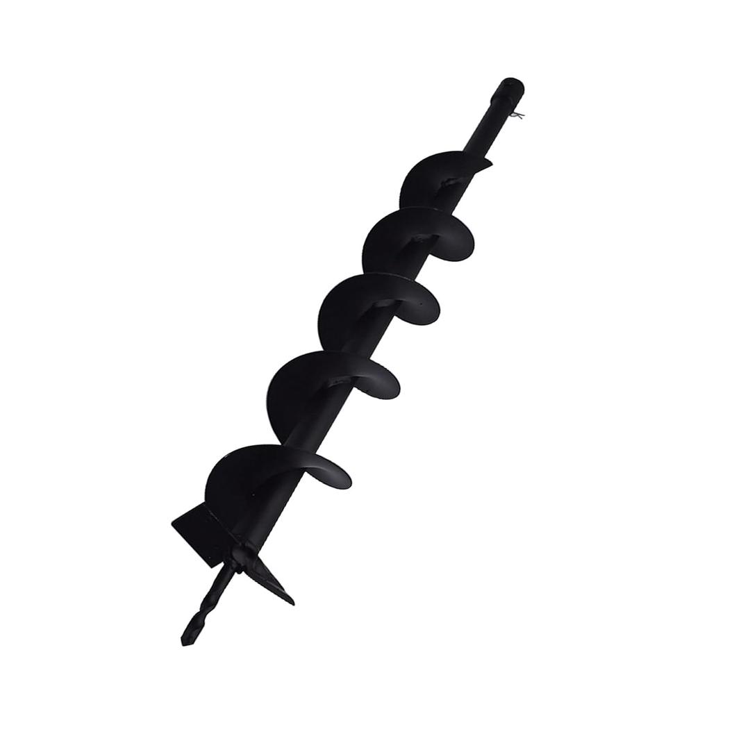 ALL-CARB Auger Drill Bit 4 x 31 Inch Garden Spiral Drill Bit Earth Auger Bit Post or Umbrella Hole Digger with 3/4 Shaft