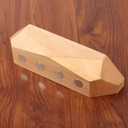 OCIOLI Key Holder Wall Mount Magnetic Key Holder Key Rack Key Hanger Key Hooks for Wall, Home Decor, House Decor, Apartment Decor, Living Room (Wood)