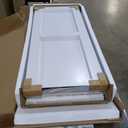 HOMCOM Rolling Kitchen Island Cart with Wheels, Portable Island Table for Kitchen with Stainless Steel Top, Adjustable Shelves, 2 Drawers, Spice, Knife and Towel Rack, White