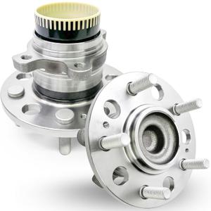 Pair 512437 Rear Wheel Bearing Hub Assembly Compatible with Kia Optima 2011-2015 Cadenza Sportage 2011-2016, Rondo 2008-2012,for Hyundai Azera 2011-2017, Sonata 10-14, Tucson 2010-2015, 5 Lugs w/ABS (OE Size)