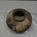 Wabi Sabi Rusty Vintage Vase, 6.3" Tall Wabi Sabi Decor Rustic Farmhouse Pottery Vase for Centerpiece, Textured Pottery Flower Vases for Home Decorative, Table, Living Room, Bedroom, Bathroom, Kitchen (6.1 in, Antique Iron Rust)