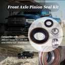 74020009 Front Axle Pinion Seal Kit Compatible with 2003-2017 Dodge Ram 2500 3500 series 4X4(For 9.25 Front Beam)