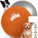 Herding Ball for Dogs 18 Inch - Dual-Layer Heavy Duty Herding Ball for Australian Shepherds, Border Collies & Corgis | Outdoor Herding Toy for Small/Medium Dogs - Backyard Training and Play Case