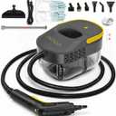 Handheld Steam Cleaner for Home & Car Detailing, 1600W Multi-Purpose Steamer, 1.69QT Large Tank Deep Cleaning Machine with 15 Accessories for Grout, Tile, Furniture