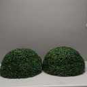 Sunnyglade 2 PCS 19.7 inch 4 Layers Artificial Plant Topiary Ball Faux Boxwood Decorative Balls for Backyard, Balcony,Garden, Wedding and Home Dcor (19.7 inch)
