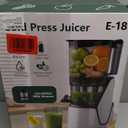 Juicer Machines, 3-in-1 Cold Press Juicer with 6.5" Extra Large Chute, 100oz Large Capacity, AC Motor, Makes Juice, Nut Milk & Sorbet, Bright White