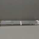 LazBlinds No Tools No Drill 1" Vinyl Mini Blinds, Cordless Blinds for Windows, Light Filtering Horizontal Window Blinds & Shades, 34" W x 48" H, Grey