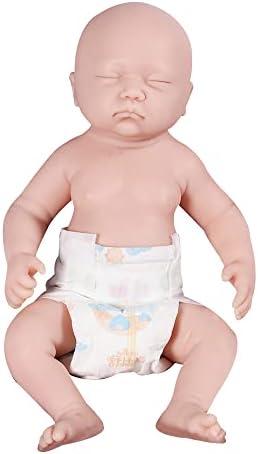 AISITE Reborn Baby Dolls Girl - 18 Inch Realistic Baby Doll Girl Silicone Full Body Sleeping Lifelike Newborn (Eyes Closed)