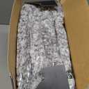 Blunique Heated Blanket Electric Blanket Twin Fast Heating Blanket Throw Double Sided Sherpa Ultra Soft Cozy with 10 Heating Levels & 210 Hours Auto Off, Mashine Washable, 62 x 84 Inches, Grey