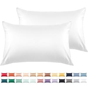 Warmstar Cotton Pillow Cases King Size Set of 2, 600 Thread Count Pillowcases 20x36 Inches, Soft Long Staple Cotton Pillowcases Breathable with Envelope Closure,White