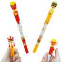 2 PCS Fidget Pen Decompression Ballpoint Pen, Multifunction Writing Ballpoint Pen Cartoon Gel Pens