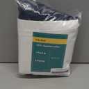 Scallop Edge Crib Skirt Navy Blue, 100% Egyptian Cotton 400 Thread Count Crib Skirt Dust Ruffle,Double Layer,Durable,Smooth Toddler Bedding Skirt for Baby Girls or Boys, 52"X28" with 14"