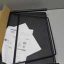 Allpop TV Tray Table, Adjustable TV Dinner Tray for Eating, Folding Laptop Table with 6 Heights & 3 Tilt Angles, Cup Holder on Couch & Bed, Black