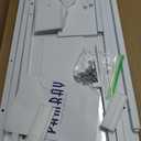 Pamray 32 Inch Small Computer Desk with Drawer and Shelves Simple Study Work Table for Bedroom White