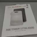 Pure Titanium Cutting Board, Double-Sided, Dishwasher Safe, includes Anti-slip Mat, Juice Groove,Titanium Cutting Boards for Kitchen - Chopping Board for Homemaker Mom Dad Chefs