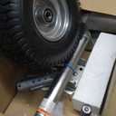 Marine Swivel Trailer Jack - Lift Swivel Trailer Jack, Beach Boat Trailer Jack, 13.38in Trailer Jack Wheel, Heavy-Duty Bolt-On Swivel Tongue Jack, 2000 lb Capacity, 11in Vertical Load