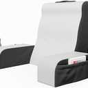 Kölbs Wedge Reading Cushion, Back Pillow for Bed Sitting Up, Cushion with Arms for TV Book Gaming Dorm Rooms, Backrest (Black)