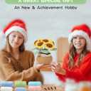 Ktmeor Crochet Kit for Beginners, Sunflower Crochet Starter Kit with Step-by-Step Video Tutorials, 40% Extra Practice Yarn