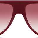 Retro Aviator Sunglasses for Women Men Trendy 70s Vintage Plastic Square Eyewear Tinted Lenses Sunnies