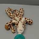 Philips AVENT Soothie Snuggle Pacifier Holder with Detachable Pacifier, 0m+, Giraffe, SCF347/01-1 Count (Pack of 1)