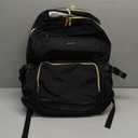 LOVEVOOK Laptop Backpack for Women with Pouch Pocket for Large Capacity Cup,18 Inch Laptop Computer Bag Travel Backpack Purse,Waterproof Work Business Backpack College Teacher Bags, Black