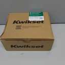 Kwikset Breton Interior Passage Door Handle, Lever For Closet and Hallway Doors, Reversible Non-Locking Handle Lever, Satin Nickel , with Microban Protection