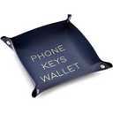 6 x
Juvale Leather Catchall Valet Tray for Phone, Keys, Wallet (Navy Blue, 6.9 x 2.2 in)