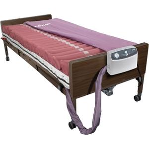 Drive Medical 14027 Med-Aire Low Air Loss Mattress Replacement System with Alternating Pressure, Dark Purple