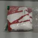 Planially Christmas Decor Bathroom Rugs Red White Snow Bath Mats Non-Slip Bath Rug Absorbent Washable Shower Rug for BathtubIndoor, Kitchen, Toilet Decorations 20"x 32"