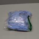 New Week Women's Button Down Shirts Lace Cuff Long Sleeve Chiffon Dressy Tops Band Collar Fall Business Casual Blouses 2025 Light Blue, Small 