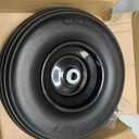 Taifa 13 Inch 1 Pack Solid Flat Free Replacement Tires and Wheels 4.00-6 with 5/8'' Axle Bore Hole, Air Less Wheel for Wheelbarrow/Wagon/Hand Truck/Trolley/Garden Scooter etc.