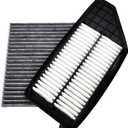 Cabin & Engine Air Filter for Insight 1.5L L4 Gas 2019-2022. Replacement for CP182, CF11182, 80292-TF0-G01, CA12952, 17220-6L2-A01