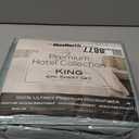 Mueller Ultratemp King Size Sheets Set, Super Soft 1800, 6 Piece, Deep Pocket up to 16" Bed Sheets, Transfers Heat, Breathes Better, Hypoallergenic, Wrinkle, Light Teal