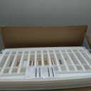 IRIS USA Dog Playpen 24" 4-Panel Dog Playpen with Door, 35 x 35 x 24, Puppy Playpen, Dog Play Pen Indoors, Pet Fence, Puppies/Small Dogs, White