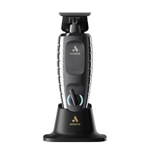 Andis 562627 GTX-EXO II Professional Cordless Lithium-ion Electric Beard & Hair Trimmer with Charging Stand, Black Chrome (10-Piece Trimmer Kit)
