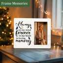 Memorial Sympathy Bereavement Gifts Picture Frame for Loss of a Loved One, In Loving Memory Wooden Picture Frames