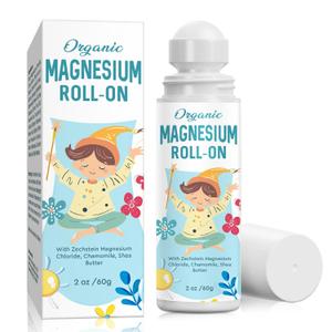 Magnesium Lotion for Kids - Natural & Gentle Magnesium Calming Lotion for Kids & Adults Bedtime Sleep Soundly, Roll-On Magnesium Lotion