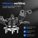 Front Left and Right Steering Knuckles & Wheel Bearing Hub Assembly Compatible with Toyota Corolla 2003 2004 2005 2006 2007 2008 L4 1.8L,FWD, Replace for 698389 698388, Driver side and passenger side