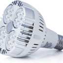 E26 35w Par30 LED Bulb (100 WATT Equivalent) 4000K 3650lm 25 Degree Indoor Spotlight with Cool Fan for Jewellery Clothing Store (Natural White)
