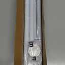 Tension Curtain Rod 31 to 75 Inch Spring Tension Rod for Windows Adjustable Curtain Rod No Drilling Expandable Pressure Curtain Rod Tension Rods for Window,Bathroom,Kitchen,Doorway (White)