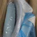 Office Chair, High Back Ergonomic Desk Chair, Breathable Mesh Desk Chair with Adjustable Lumbar Support and Headrest, Swivel Task Chair with flip-up Armrests, Executive Chair for Home Office (Light Blue)