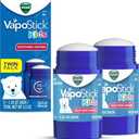 Vicks VapoStick Kids, Solid Balm, No Mess, for Kids Ages 4+ Soothing Non-Medicated Vicks Vapors, Easy-to-Use No-Touch Applicator, Lightweight Feel, 1.25oz x 2