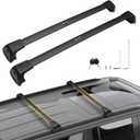Powerty 300LBS Roof Rack Cross Bars for 2021-2026 Chevy Suburban & Tahoe & GMC Yukon XL & Cadillac Escalade ESV with Flush Side Rails, Lockable Aluminum Crossbar Carrier Luggage Roof Rails Rooftop
